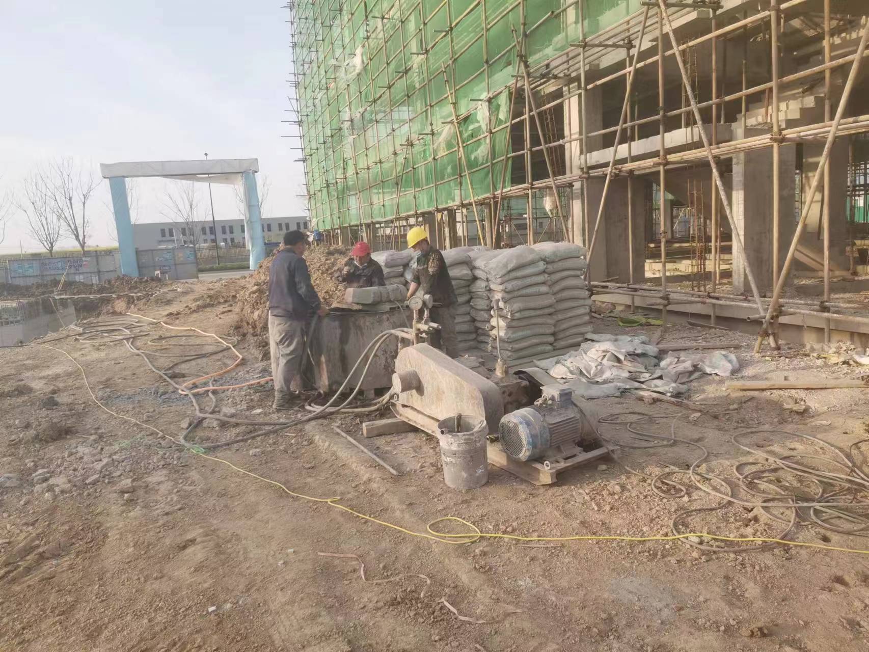 东宝别墅下沉注浆